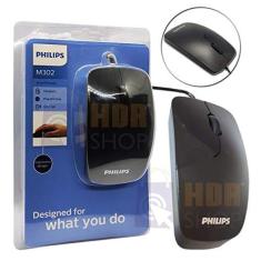 Imagem de Mouse Com Fio Philips Óptico Ergonômico Com 3 Botões - SPK7302B 1000 Dpi