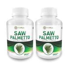 Imagem de 2X Sabal Palmetto Extra Forte 500Mg 120 Cápsulas (Total 240 Cápsulas)