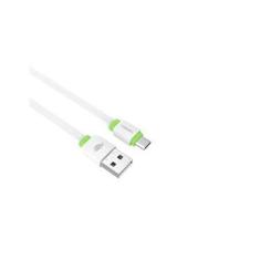 Imagem de Cabo USB C3Tech CB-100WH Micro USB 2A 1 metro Branco