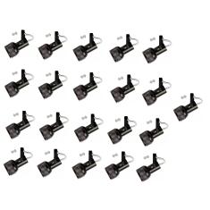 Imagem de Kit 21 Spot Trilho Perfilado Eletro Calha Par20 Bulbo Ol1