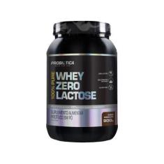 Imagem de Whey Protein Concentrado Probiótica Zero Lactose  - 100% Pure 900G
