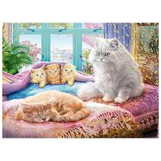 Imagem de Quebra-cabeça 500 peças Duplo - Gatos - Grow