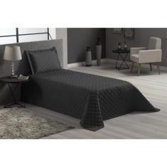 Imagem de Kit Jogo De Cama Preto Solteiro 3 Peças Luxo Veneza