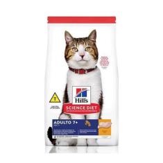 Imagem de Ração Hill's Science Diet Para Gatos Adultos 7+ Sabor Frango - 6Kg