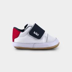 Imagem de Tênis Infantil Bibi Afeto Joy II Branco e Azul com Tira 1212079-Masculino