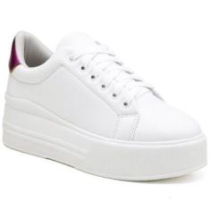 Imagem de Tênis Casual Feminino Flatform Cano Baixo Conforto Dia a Dia-Feminino