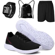 Imagem de Tenis Esportivo 2000 Masculino Feminino Corrida Academia  Leve Novo + Relogio Short Mochila-Unissex