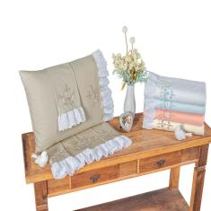 Imagem de Jogo de Lençol Fernanda Percal 200 Fios King  4 peças