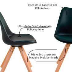 Imagem de Kit 3 Cadeiras Decorativas Sala e Escritório Neo (PP)  Gran Belo