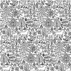 Imagem de Papel de Parede Adesivo Para Colorir 350706731 Rolo 0,58x3M