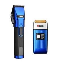 Imagem de Maquina De Cortar Cabelo Profissional Wmark Ng 121 + Shaver Ng 996 Azu