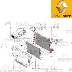 Imagem de 8200582025 - RADIADOR - 1.6 16V K4M - 2008 A 2014 - SANDERO / LOGAN