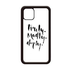 Imagem de Capa realmente loucamente com citação profunda para iPhone 11 Pro Max para Apple Mobile Case Shell