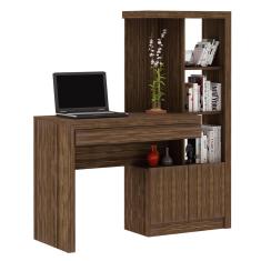 Imagem de Mesa Conjunto para Escritório Home Office ME4143 MDP Nogal - Gran Belo