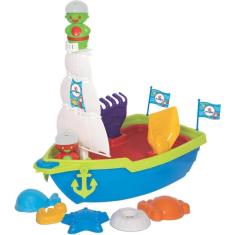 Imagem de Brinquedo Infantil Mega Barco de Praia Sortido Mercotoys 609