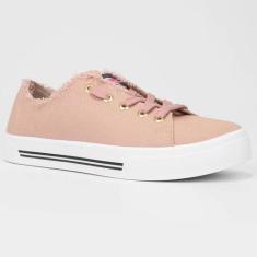 Imagem de Tênis Moleca Casual Feminino - Rosa Claro, 36