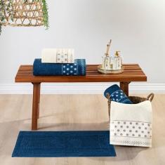 Imagem de Toalha de Banho Petit Poá/JOGO DE BANHO 05 PEÇAS 450g m² 100% algodao 