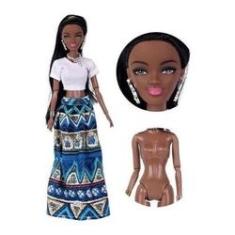 Barbie Negra Cacheada: comprar mais barato no Submarino