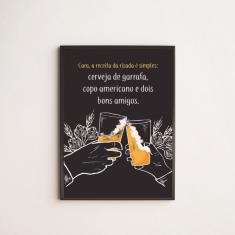 Imagem de Quadro Decorativo A Receita da Risada