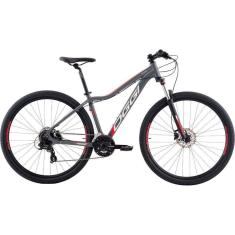 Imagem de Bicicleta Aro 29 Oggi Float 5.0 24v - Grafite/Cinza/Vermelho Tamanho 17