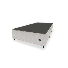 Imagem de Cama Box Universal Solteirã / Viúva Evolution Tecido Jacquard Cinza -