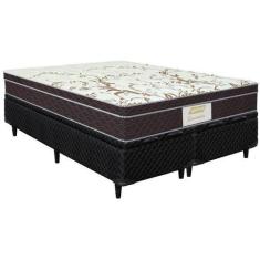 Imagem de Cama Box Com Baú Queen (Box + Colchão) Gazin  - De Mola Ensacada 62cm