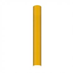 Imagem de Plafon Viena Tubo 60Cm Conti Iluminação Amarelo