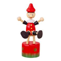 Imagem de Brinquedo Pedagógico Educativo Em Madeira Fantoche Retrô - Perna Mole