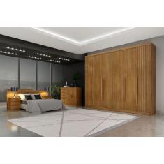 Imagem de Guarda Roupa Casal 6 Portas 6 Gavetas - Orfeus Ripado-Cumaru - Móveis