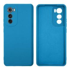 Imagem de Capa Capinha Para Moto Edge 30 Silicone Aveludada Proteção De Camera -
