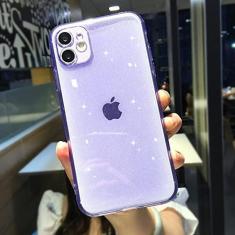 Imagem de Capa de telefone transparente candy color glitter para iphone 13 11 12 pro 12 mini x xr xs max se 2020 7 8 plus 6 6s capa de silicone macio, pr, para iphone 13