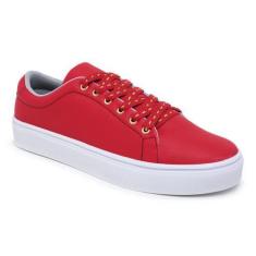 Imagem de Tênis Feminino Casual Sola Baixa Confortável Leve - TennyWay, Vermelho