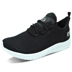 Imagem de Tênis Colméia Esportivo Evoltenn Academia Calce Fácil Leve e Confortável PtoBco-Masculino