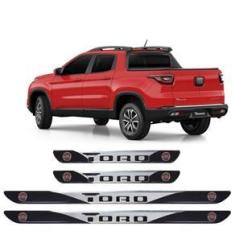 Imagem de Soleira Porta Fiat Toro 2016 A 2020 4 Peças Resinado Sr01114