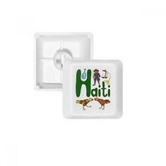 Imagem de Haiti National Symbol Landmark Pattern Keycap Teclado mecânico PBT Gaming Upgrade Kit