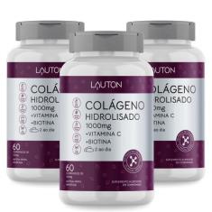 Imagem de Colageno Hidrolisado Concentrado Com Vitamina C + Biotina Lauton- Kit