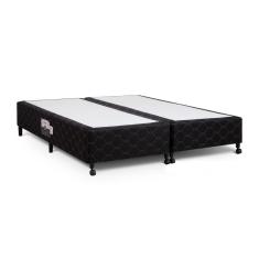 Imagem de Cama Box Simples Castor Queen Poli Preto 158x198x27cm