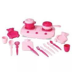 Imagem de Fogãozinho De Brinquedo Com Acessórios Roma Brinquedos