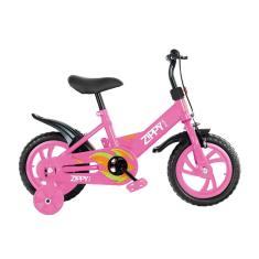 Imagem de Zippy Toys, Bicicleta Infantil Aro 12 com Rodinha Rosa