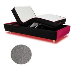 Imagem de Cama Solteiro Box Gamer Linho Grafite 108X218 Com Massagem - Pilati