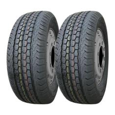 Imagem de Kit 2 Pneus Double King Aro 16C 195/75R16C DK768 8 Lonas 107/105R