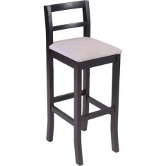 Imagem de Banqueta Olímpia Em Madeira Maciça Preto