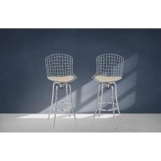 Imagem de Banqueta Giratória Concha Bc29 Treparoni Bege