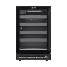 Imagem de Champanheira de Embutir Venax 24 Garrafas Preto Porta Invertida