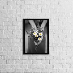 Imagem de Quadro Decorativo Fotografia Bouquet de Margaridas 45x34cm