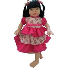 Imagem de Boneca Bebê Tipo Reborn Realista - Kit Acessórios Chupeta Ma - Sidnyl