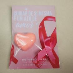 Imagem de Outubro Rosa Card Com Sabonete Erva Doce E Aloe Vera 10 Unid - Likare