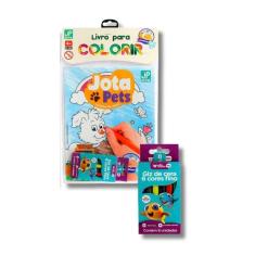 Imagem de Livro Infantil Desenhos Para Colorir Animais Criança Com Giz