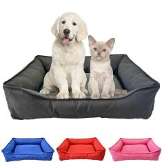 Imagem de Cama Para Pet Retangular G Tactel Com Zíper