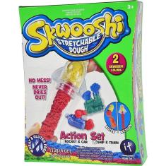 Imagem de Massinha Skwooshi Playset de Ação Barco e Trem Sunny